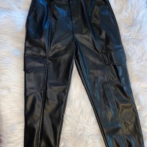 Vegan Leather Trousers